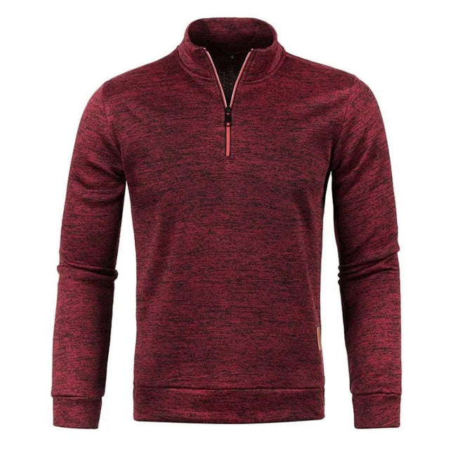 Frostline Men's Half-Zip Pullover | Warm Turtleneck Streetwear Sweatshirt - northernnomad