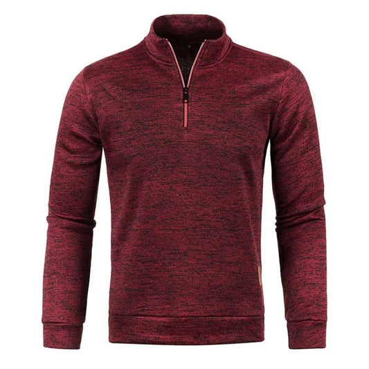 Frostline Men's Half-Zip Pullover | Warm Turtleneck Streetwear Sweatshirt