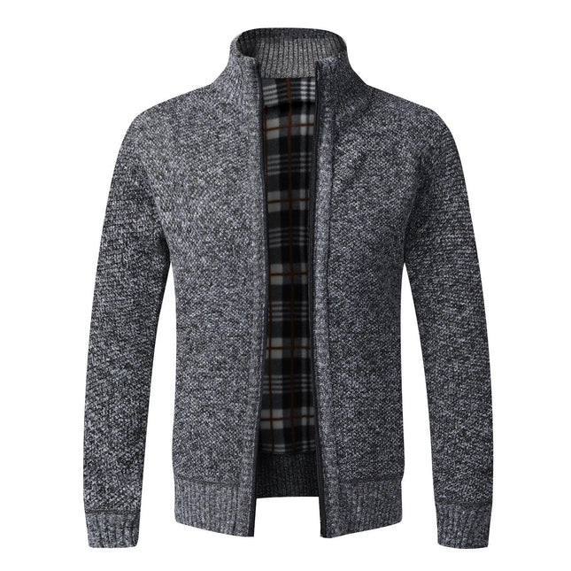 Kentmere Fleece Zip Cardigan | Smart-Casual Knitted Jacket for Autumn & Winter Warmth - northernnomad
