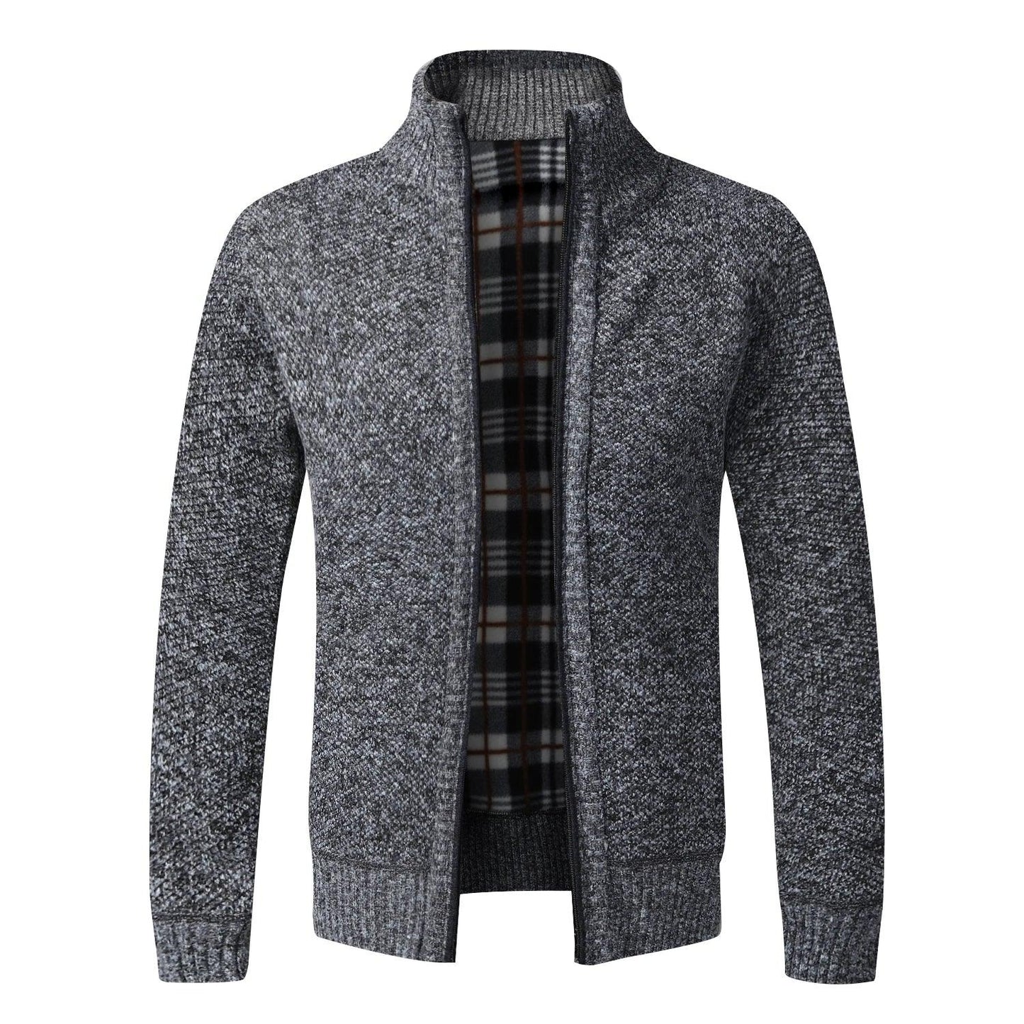 Kentmere Fleece Zip Cardigan | Smart-Casual Knitted Jacket for Autumn & Winter Warmth