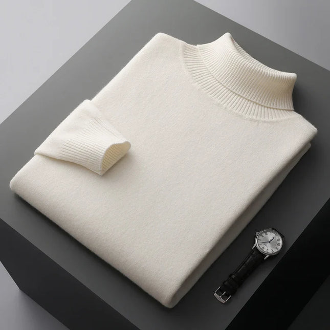 Men's Turtleneck Sweater Wool