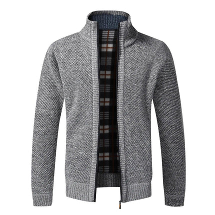Kentmere Fleece Zip Cardigan | Smart-Casual Knitted Jacket for Autumn & Winter Warmth - northernnomad