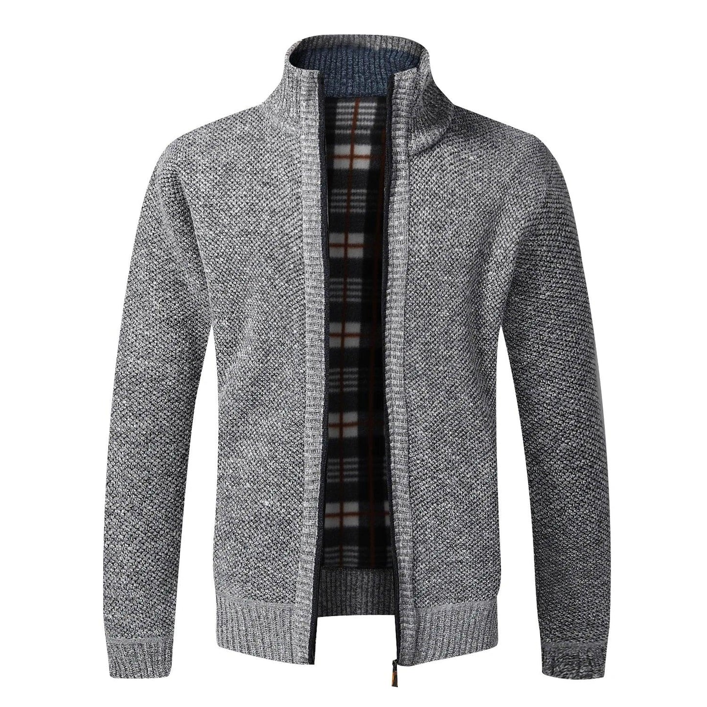 Kentmere Fleece Zip Cardigan | Smart-Casual Knitted Jacket for Autumn & Winter Warmth