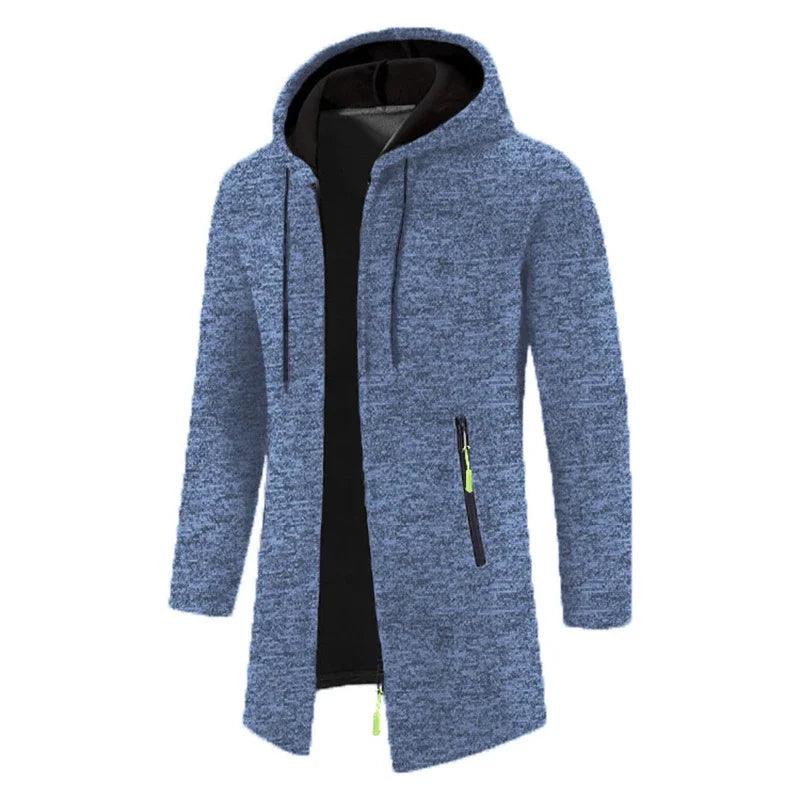 Dravik Oversized Zip Hoodie | Winter Hooded Sweatshirt Jacket for Men