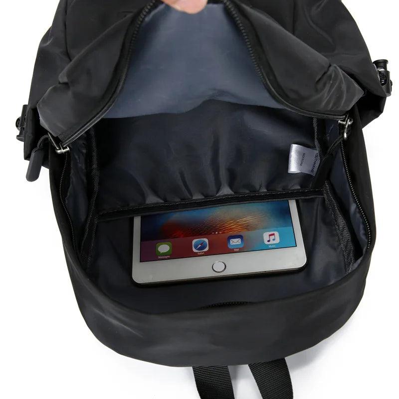 MetroMini Waterproof Men's Backpack | Compact Canvas Shoulder Bag for Travel, Sports & Daily Use