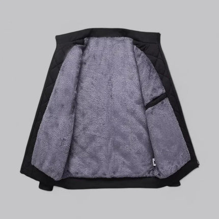 Men's Bomber Jacket Fleece-Lined