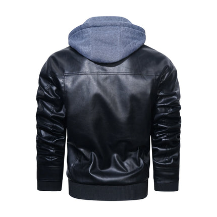 Men's Jacket Detachable Hooded Design