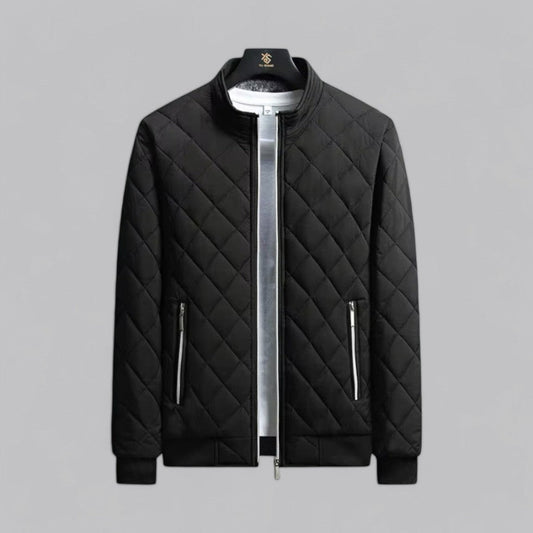 Men's Bomber Jacket Fleece-Lined