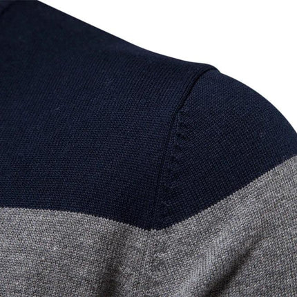 Men's Quarter-Zip Sweater Knit