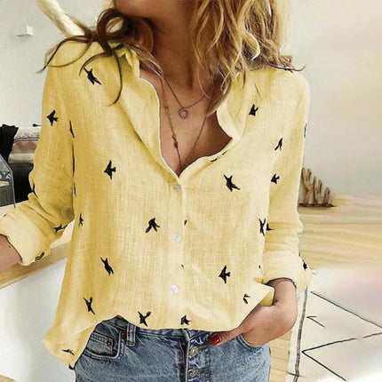 Women's Printed Shirt Cotton