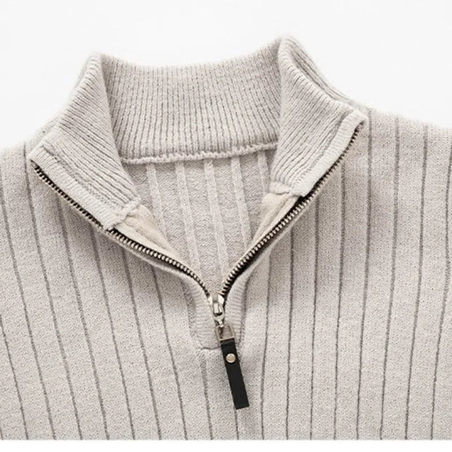 Men's Half-Zip Sweater Knit