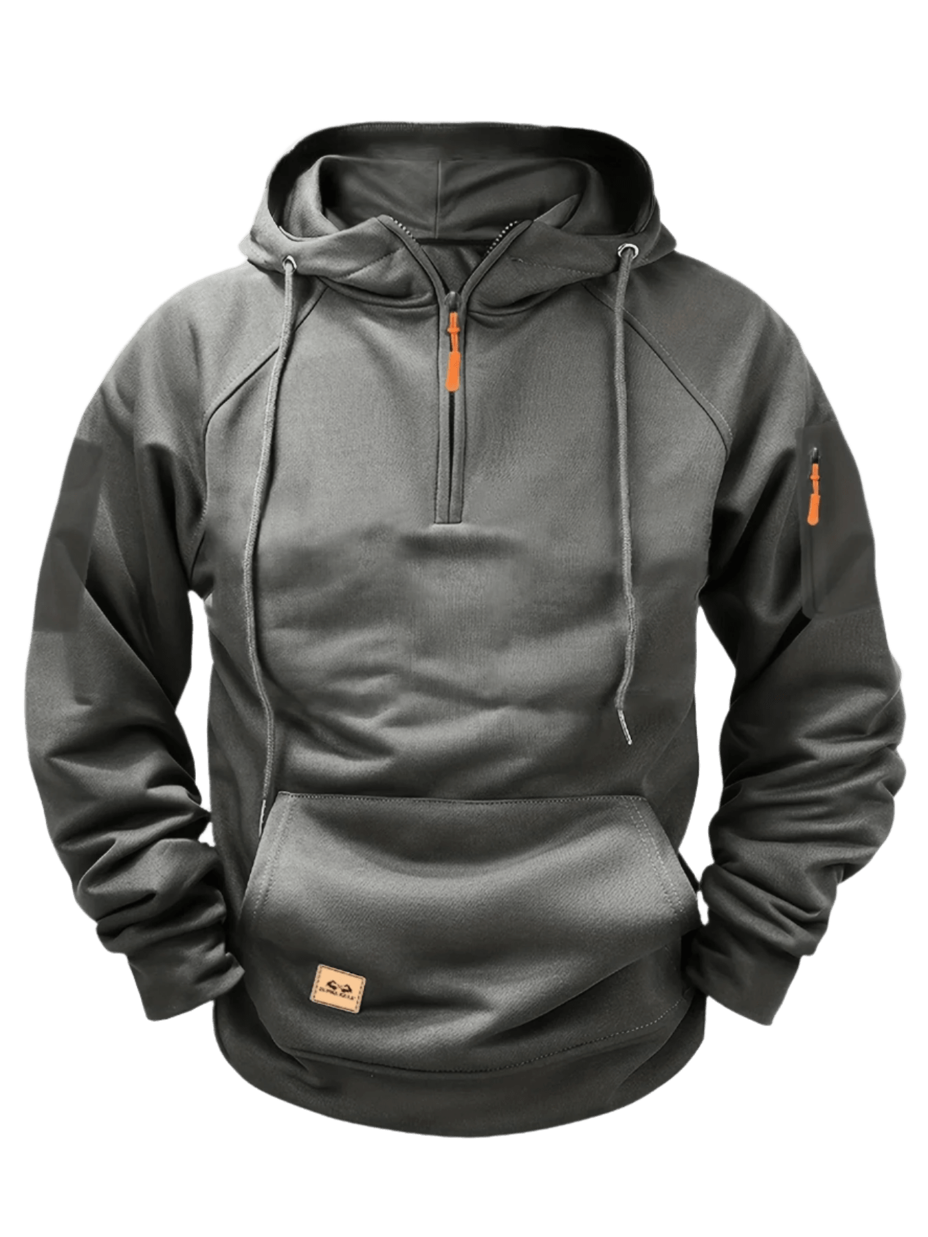 Aerlux Fleece Utility Hoodie | Multi-Pocket Loose Fit Hooded Pullover for Men & Women