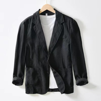 Men's Blazer Two-Button Sleek Style