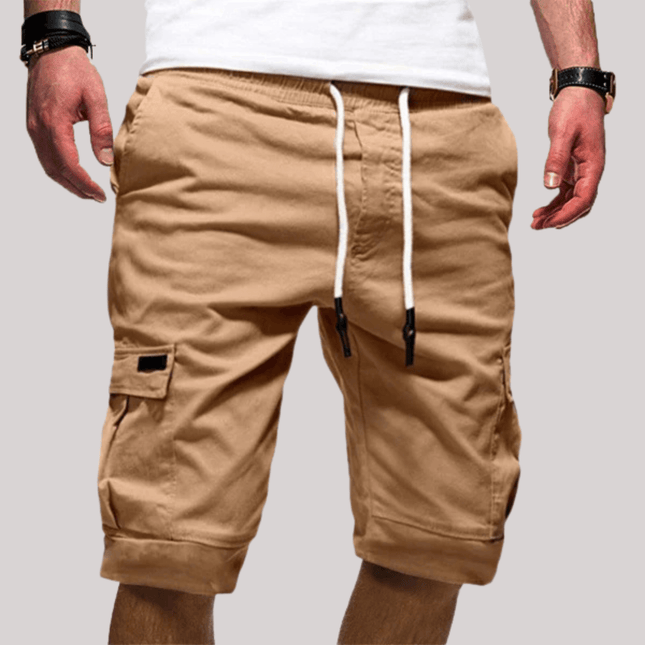 Men’s Cargo Shorts with Drawstring Comfort