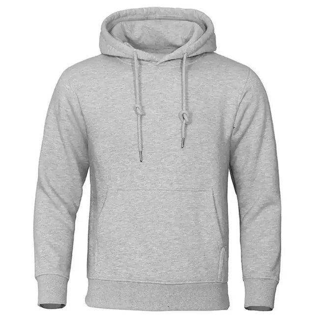 CoreFlex Fleece Hoodie | Men's Solid Color Pullover for Casual & Sporty Comfort - northernnomad