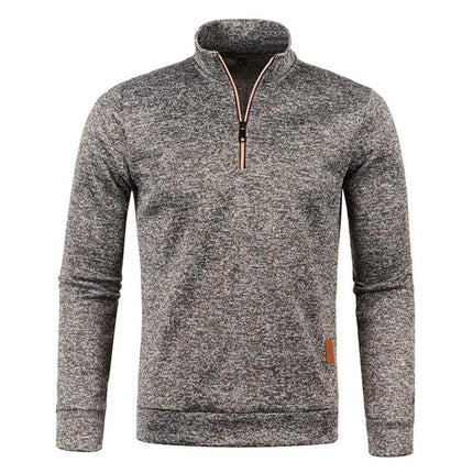 Frostline Men's Half-Zip Pullover | Warm Turtleneck Streetwear Sweatshirt - northernnomad