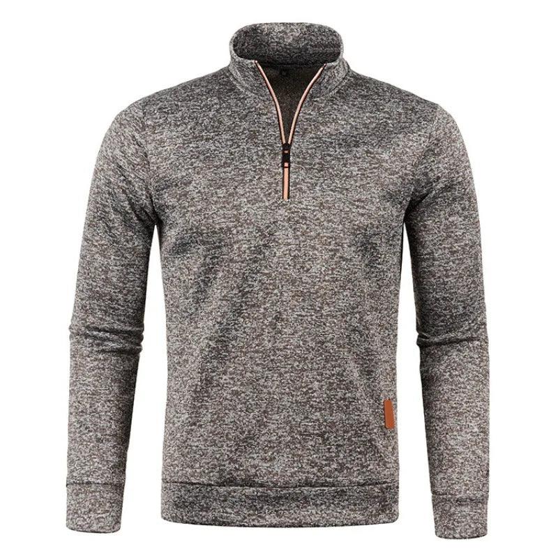 Frostline Men's Half-Zip Pullover | Warm Turtleneck Streetwear Sweatshirt