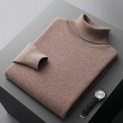 Men's Turtleneck Sweater Wool
