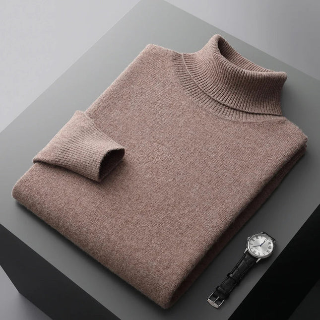 Men's Turtleneck Sweater Wool