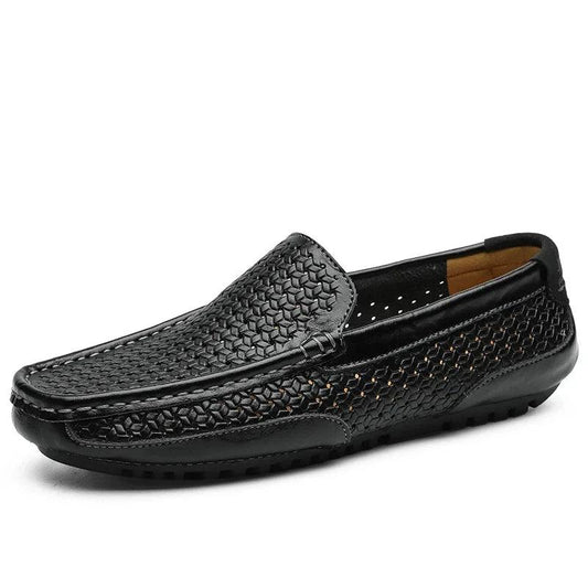 Solenzio Breathable Leather Loafers - northernnomad