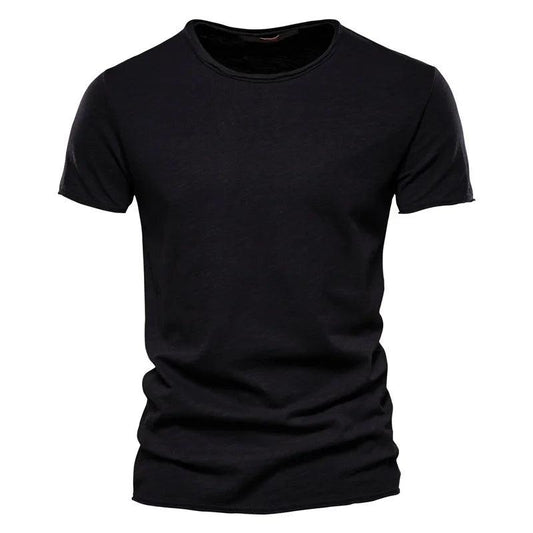 BreezeFit Soft Cotton Tee | Men's Lightweight Summer T-Shirt with O-Neck Design - northernnomad