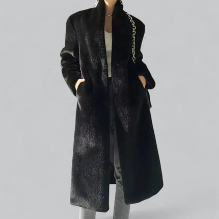 Women's Faux Fur Long Coat Luxury