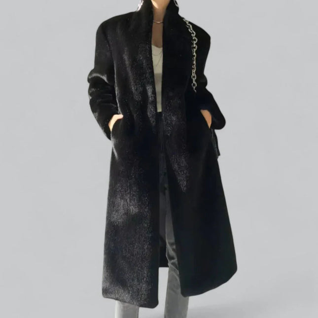 Women's Faux Fur Long Coat Luxury