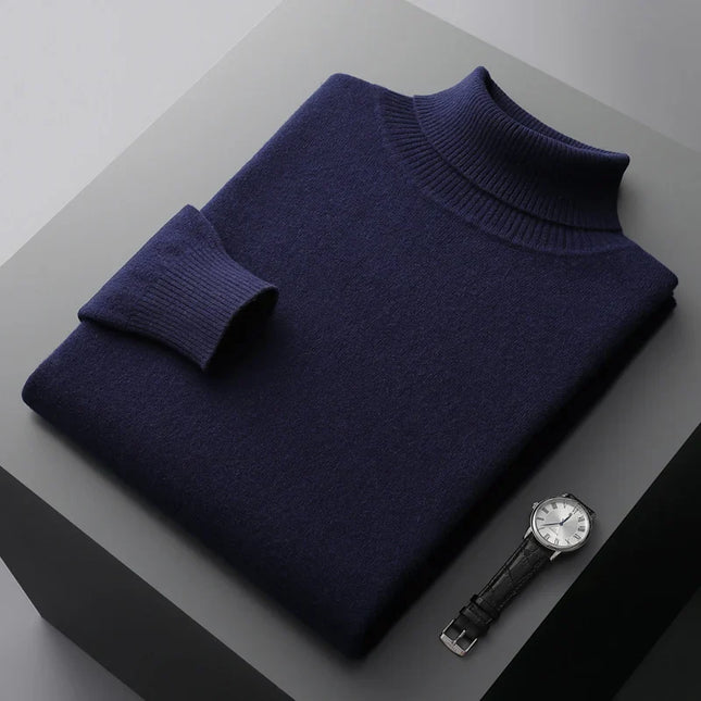 Men's Turtleneck Sweater Wool