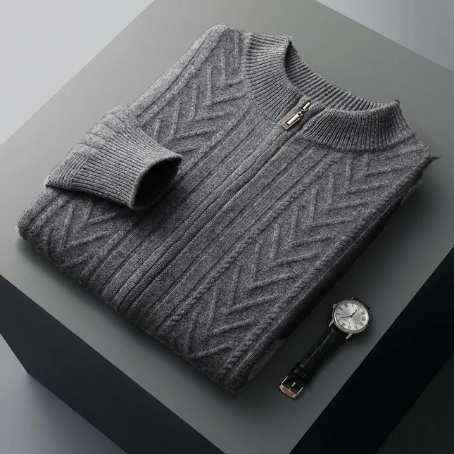 Men's Long-Sleeve Sweater Knit