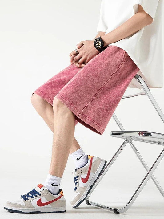 Men’s Casual Shorts Cotton Blend Relaxed Fit