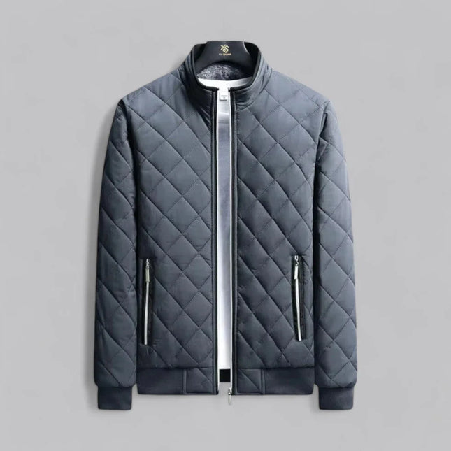 Men's Bomber Jacket Fleece-Lined
