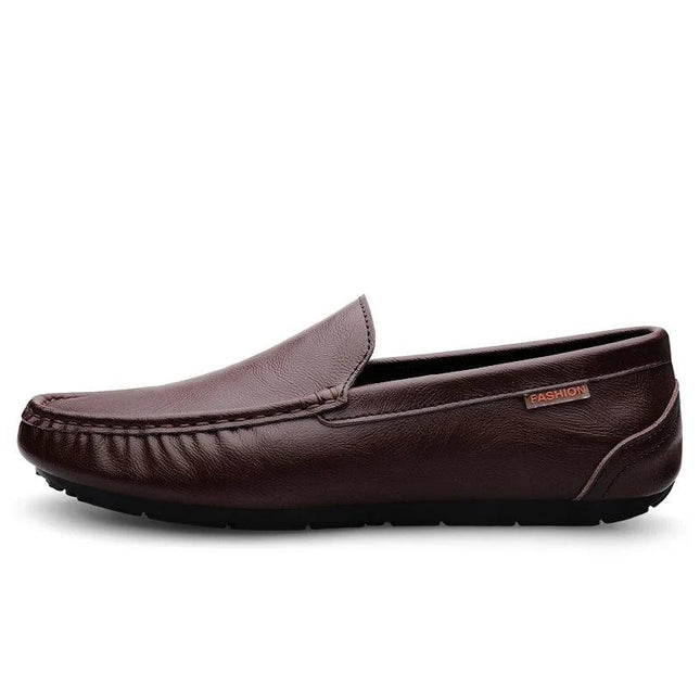 Vittorio Men's Italian Leather Loafers | Luxury Slip-On Moccasins - northernnomad