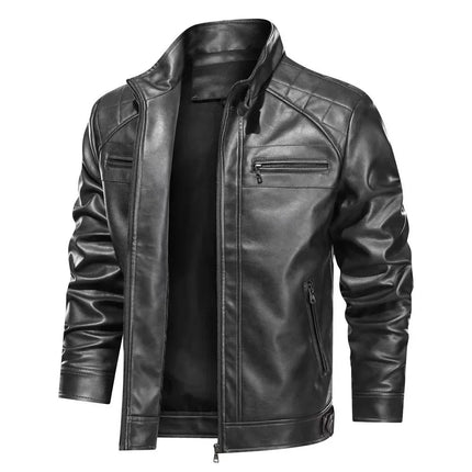 Men's Leather Motorcycle Jacket