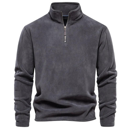 ThermaTrek | Men's Thick Fleece Casual Pullover Jacket - northernnomad