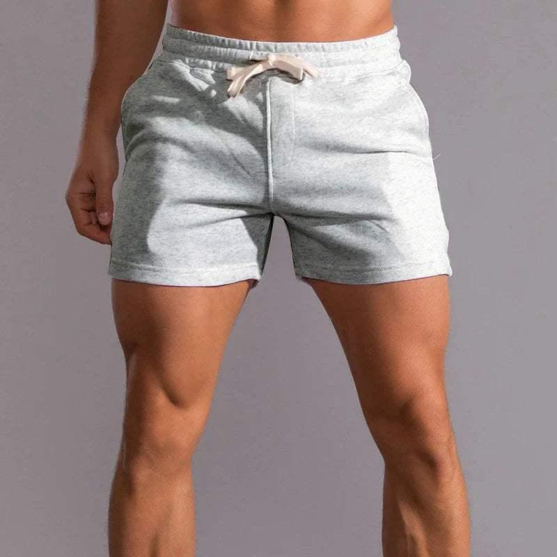 Men’s Casual Shorts Cotton - Elastic Waistband - Breathable - Adjustable Fit - Side Pockets