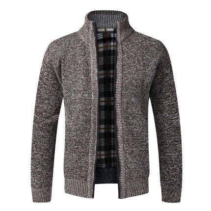 Kentmere Fleece Zip Cardigan | Smart-Casual Knitted Jacket for Autumn & Winter Warmth - northernnomad