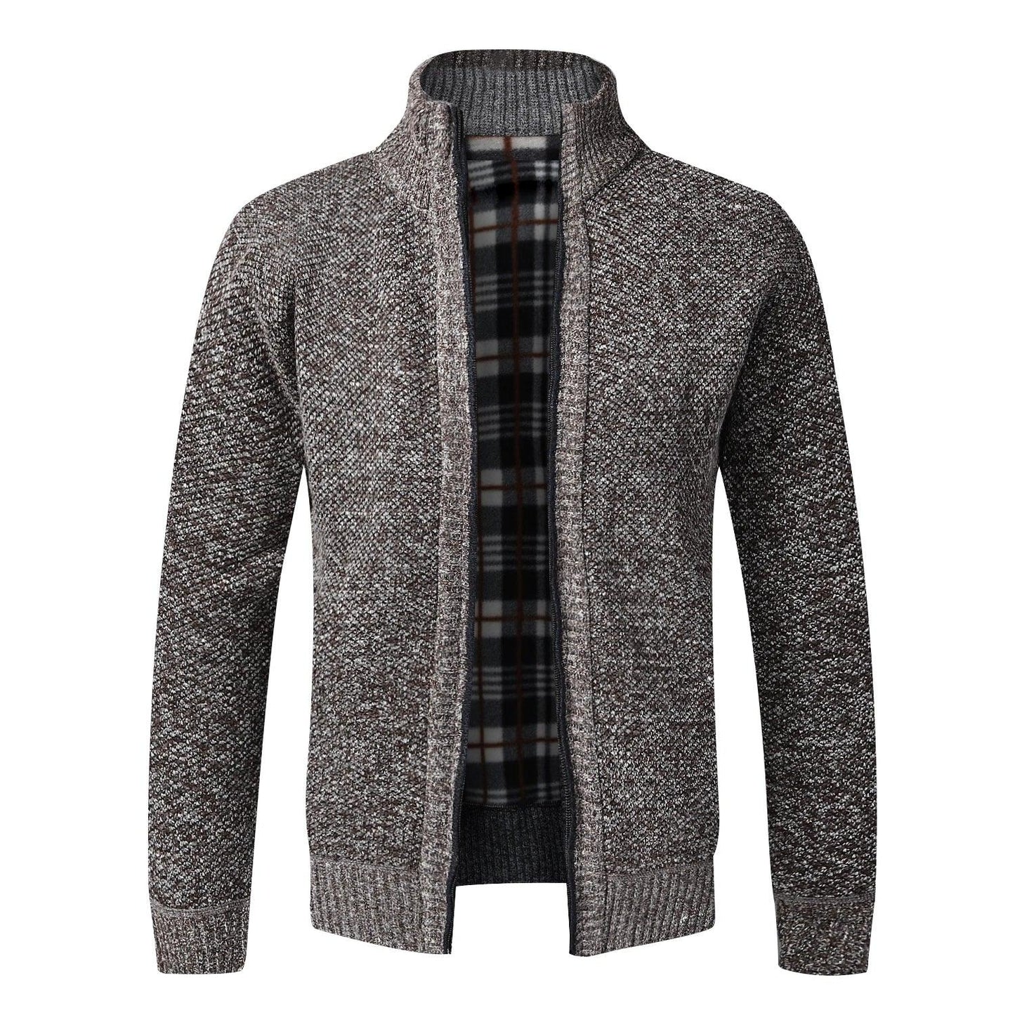 Kentmere Fleece Zip Cardigan | Smart-Casual Knitted Jacket for Autumn & Winter Warmth