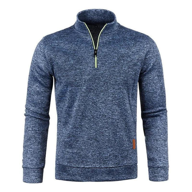 Frostline Men's Half-Zip Pullover | Warm Turtleneck Streetwear Sweatshirt - northernnomad