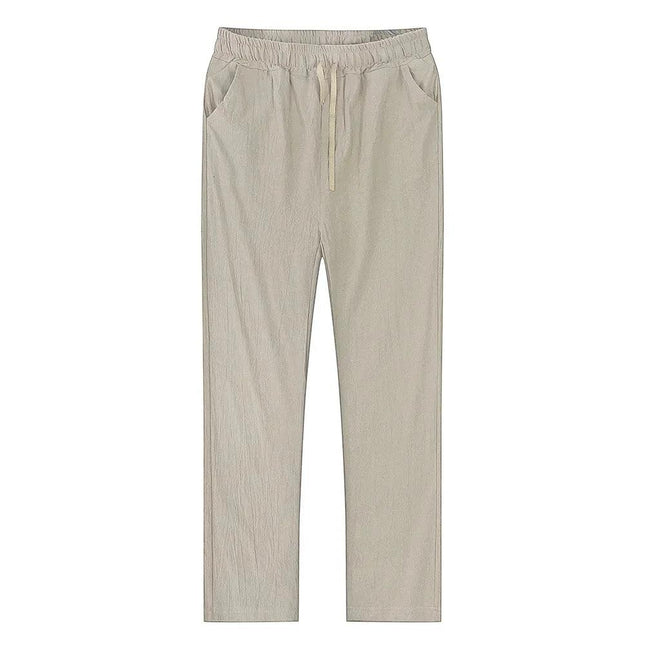 Men's Breathable Cotton-Linen Trousers | Casual Streetwear Pants - northernnomad