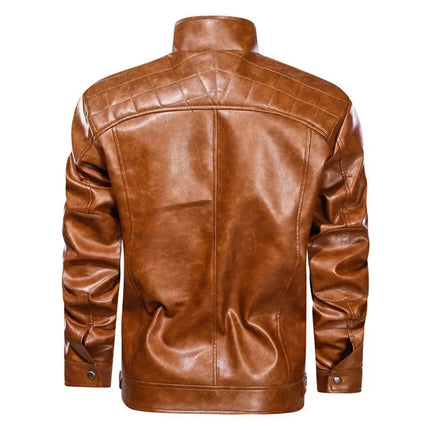 Men's Leather Motorcycle Jacket