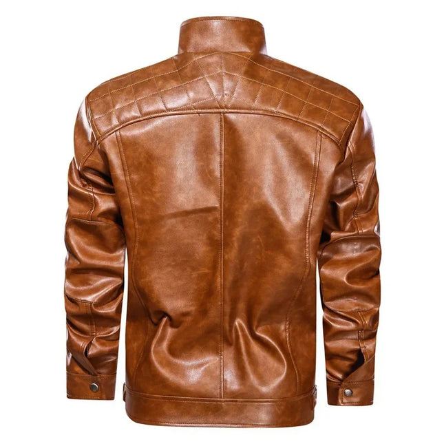 Men's Leather Motorcycle Jacket