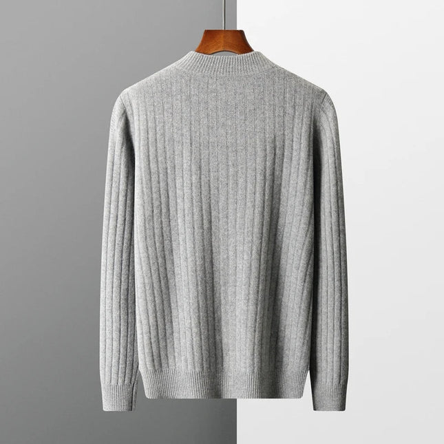 Men's Long-Sleeve Sweater Knit