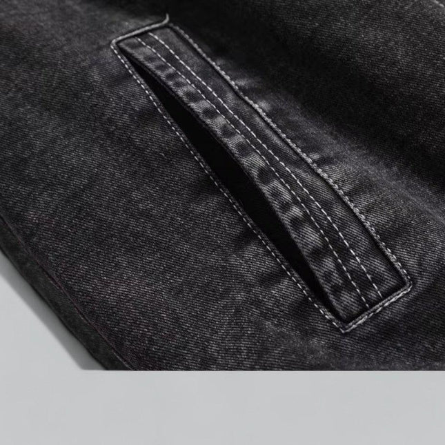 Men's Denim Jacket Fleece-Lined