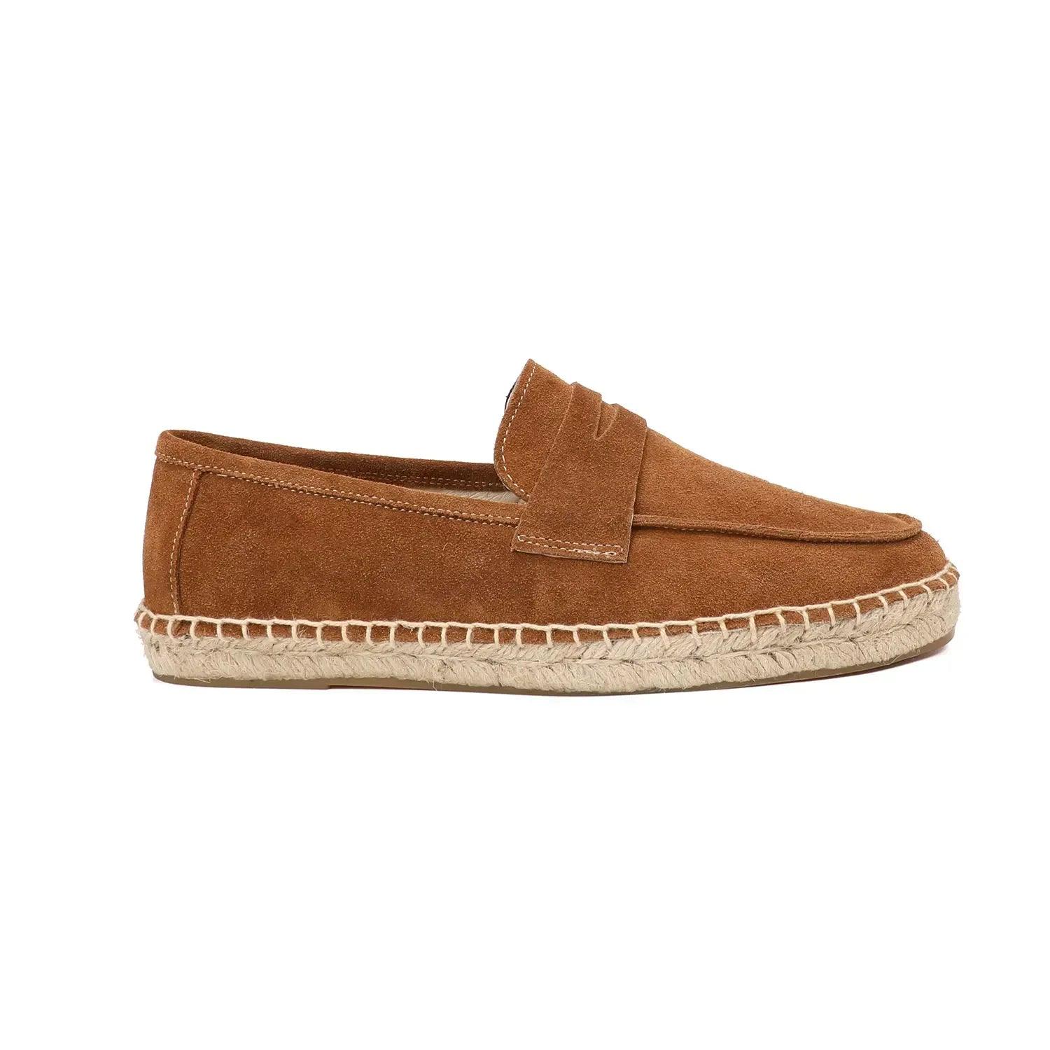 Solaro Suede Espadrilles | Men's Slip-On Loafers with Hemp Insole & Jute Detailing - northernnomad