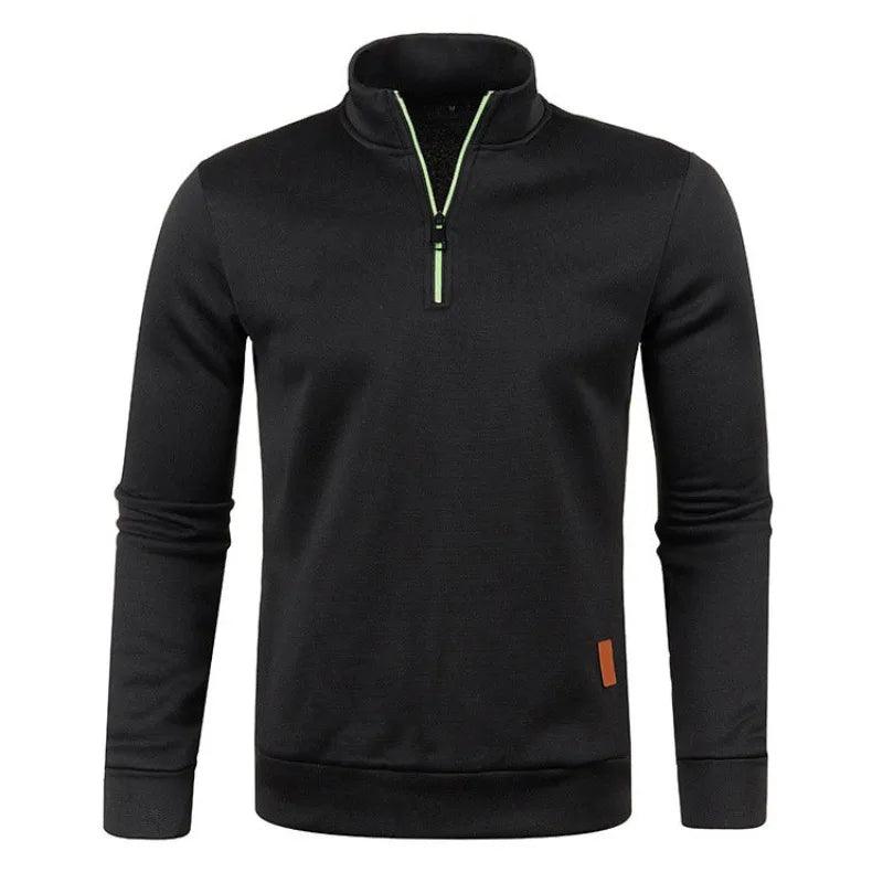 Frostline Men's Half-Zip Pullover | Warm Turtleneck Streetwear Sweatshirt