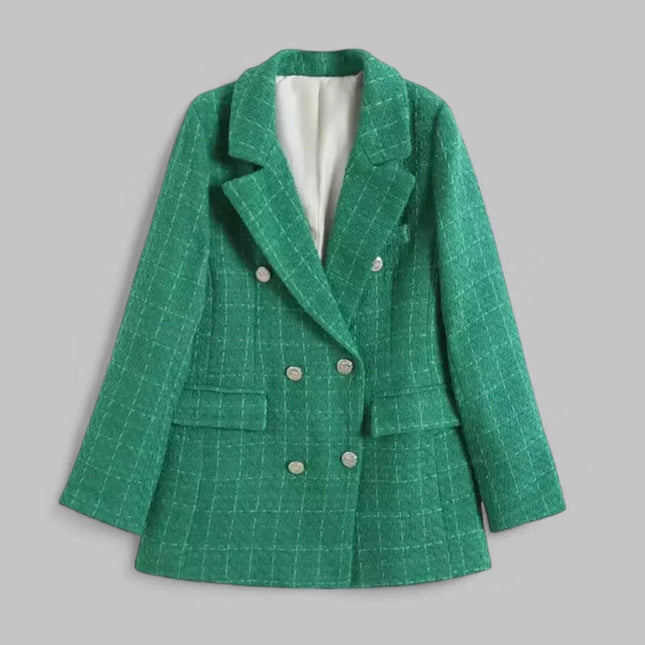 Women's Blazer Tweed Style