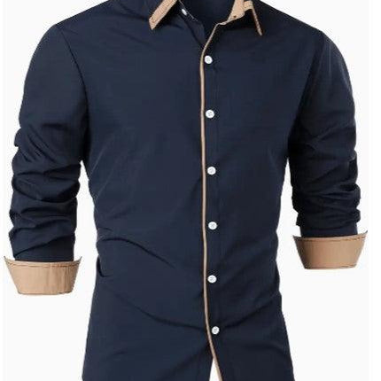 Men's Casual Long Sleeve Breathable Shirt
