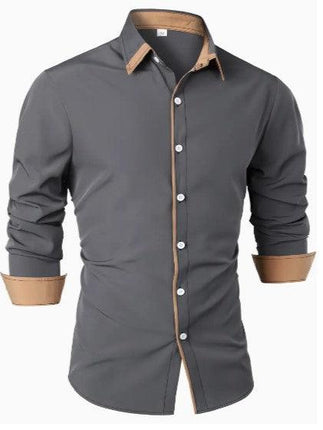 Men's Casual Long Sleeve Breathable Shirt