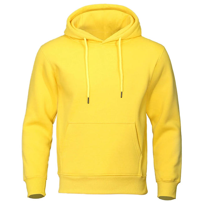 CoreFlex Fleece Hoodie | Men's Solid Color Pullover for Casual & Sporty Comfort - northernnomad