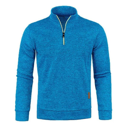 Frostline Men's Half-Zip Pullover | Warm Turtleneck Streetwear Sweatshirt - northernnomad